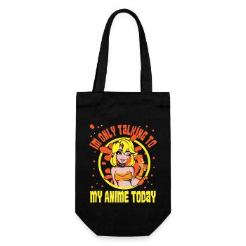 Anime Manga Otaku Kawaii Japan Cosplay Comic - Geschenkbeutel für Flaschen - Schwarz - Vorne
