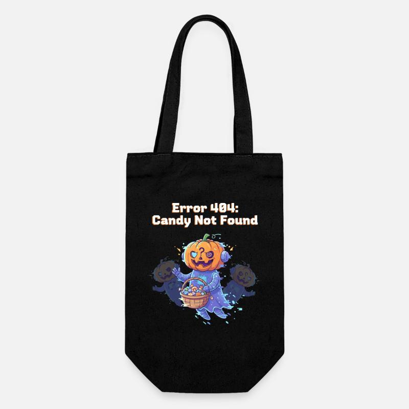 Error 404: Candy Not Found - Gift Bag for Bottles - black