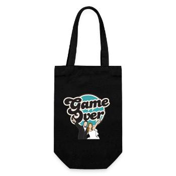 Game over - Gift Bag for Bottles - black - Front