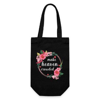 Make Heaven Bonded Faith Fleurs Design - Sac à bouteille - noir - Devant