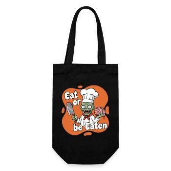Cooking Zombie Eat or Be Eaten - Gift Bag for Bottles - black - Front