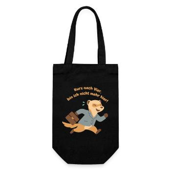 Heure de fermeture de quatre heures Ferret, enfin l’heure de fermeture - Sac à bouteille - noir - Devant