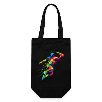 Handball Handball Player - Funny Gift - Gift Bag for Bottles - black - Front