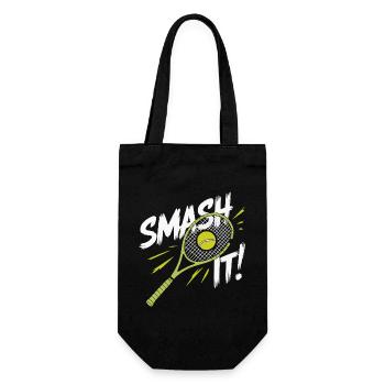 Ich kann kein Padel haben - Geschenkbeutel für Flaschen - Schwarz - Vorne
