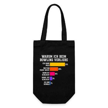 Pourquoi je perds au bowling Bowling - Sac à bouteille - noir - Devant