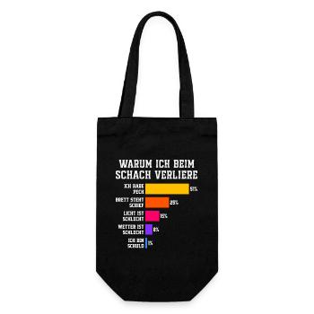 Pourquoi je perds au squash Squash - Sac à bouteille - noir - Devant