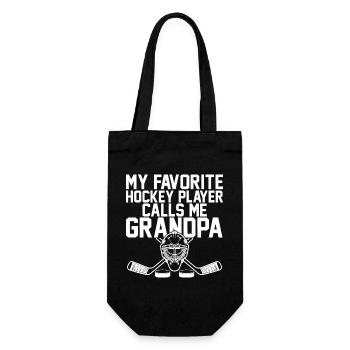 Mon père de hockey, mon joueur préféré, m’appelle Coach - Sac à bouteille - noir - Devant