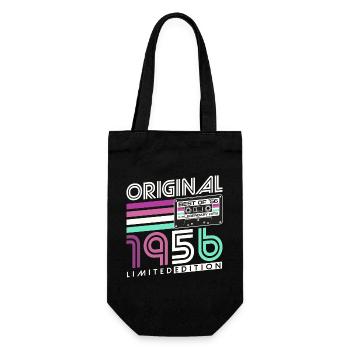 70e anniversaire 1956 Vintage Born Retro - Sac à bouteille - noir - Devant