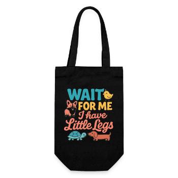 Cute Saying Humor Meme Funny Gift Idea - Gift Bag for Bottles - black - Front