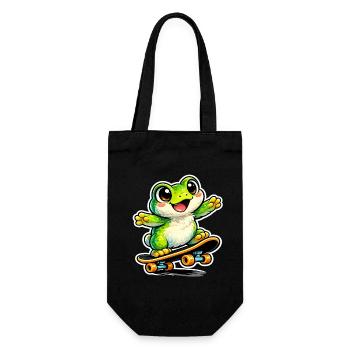 Happy Frog Skateboard - Sac à bouteille - noir - Devant