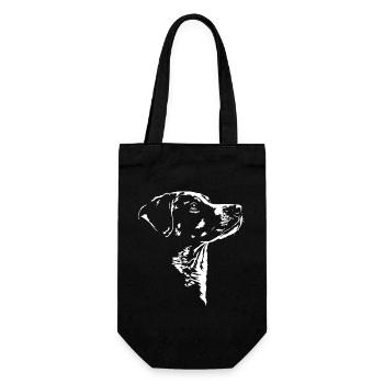 Chiens de montagne d’Appenzeller Silhouette des chiens Wilsigns - Sac à bouteille - noir - Devant