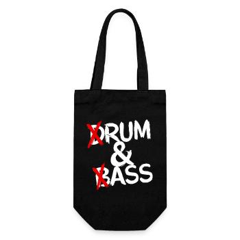 Drum & Bass Rum & Ass Drum Batteur drôle - Sac à bouteille - noir - Devant