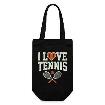 Chemise de tennis, sweat à capuche I Love Tennis, short - Sac à bouteille - noir - Devant