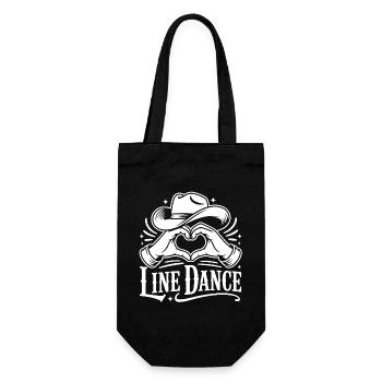 Amour de la danse en ligne - Sac à bouteille - noir - Devant