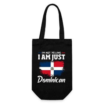 Drapeau de la République dominicaine Dom Rep Pride - Sac à bouteille - noir - Devant