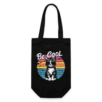 Lunettes de soleil rétro pour chat Be Cool - Sac à bouteille - noir - Devant