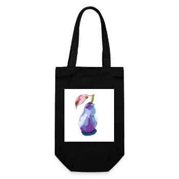 Pear in Pastels Abstract - Gift Bag for Bottles - black - Front