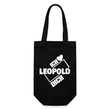Dear Leopold - Gift Bag for Bottles - black - Front