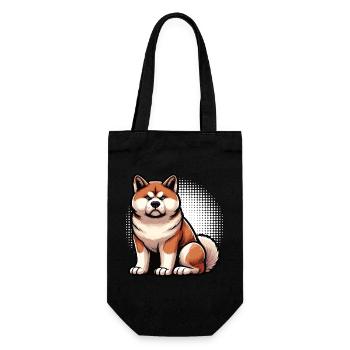 Akita Akita propriétaire Akitas Akita amoureux Akitafan - Sac à bouteille - noir - Devant