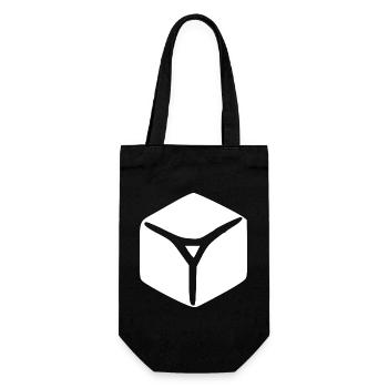 Eiswürfel weiß Eis Geschenk  - Gift Bag for Bottles - black - Front