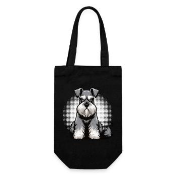 Schnauzer géant Schnauzer Propriétaire de Schnauzer - Sac à bouteille - noir - Devant