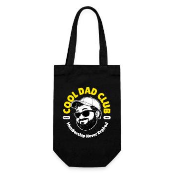 Cool Dad Club Dad Gift Father's Day Family - Gift Bag for Bottles - black - Front