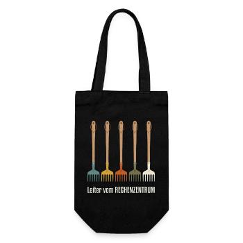 Rechenzentrum IT EDV Nerd Computer Shirt Geschenk - Geschenkbeutel für Flaschen - Schwarz - Vorne
