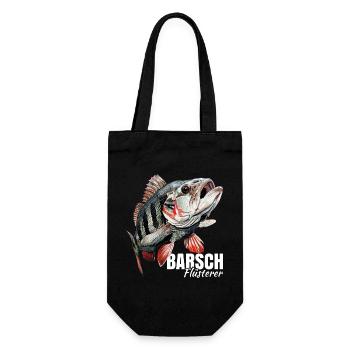 Barsch Flüsterer - Geschenkbeutel für Flaschen - Schwarz - Vorne