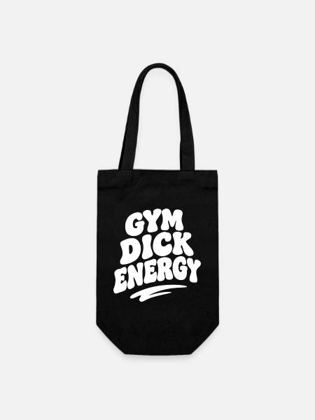 Gym Dick Energy - Geschenkbeutel für Flaschen - Schwarz