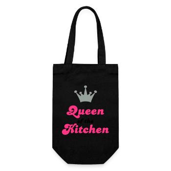 cooking - Gift Bag for Bottles - black - Front