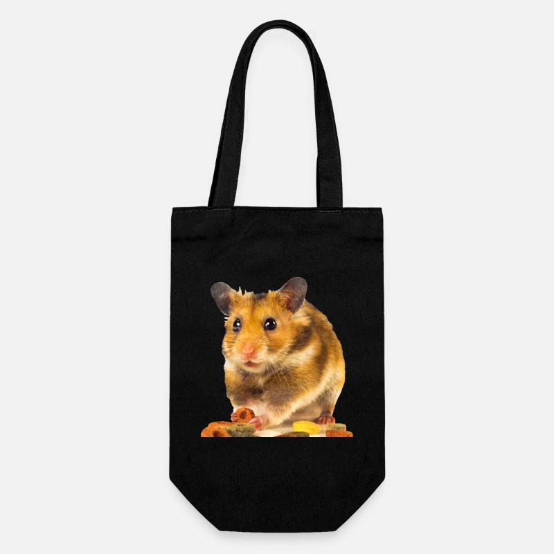 I am hamster - Sac à bouteille - noir