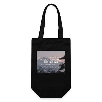 Lost in Japan - S. Mendes - Geschenkbeutel für Flaschen - Schwarz - Vorne