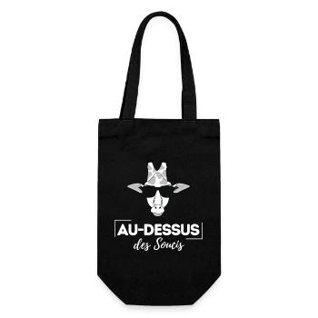 Au dessus des soucis - Sac à bouteille - noir - Devant