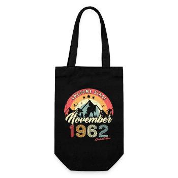 Cadeau D'anniversaire En Novembre 1962 Vintage - Sac à bouteille - noir - Devant