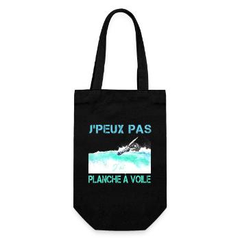 j'peux pas j'ai planche a voile - Sac à bouteille - noir - Devant