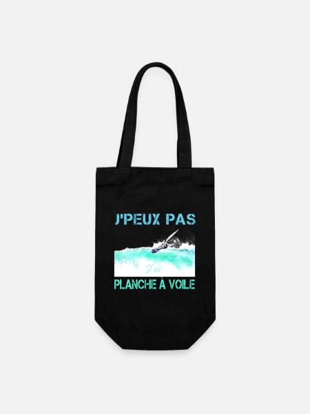 j'peux pas j'ai planche a voile - Sac à bouteille - noir