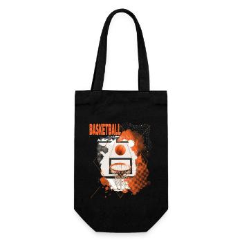 Basketteur Basketteur Basket Dunking Sport Vintage - Sac à bouteille - noir - Devant