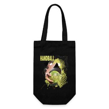 Handball Handball Player Handball Sport Fan - Gift Bag for Bottles - black - Front