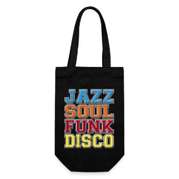 Jazz soul funk disco - Sac à bouteille - noir - Devant