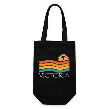 VICTORIA - Geschenkbeutel für Flaschen - Schwarz - Vorne