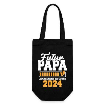 Nouveau Nouvelle Naissance Future Papa 2024 - Sac à bouteille - noir - Devant