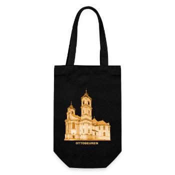 Ottobeuren, Monastère, Église, Allgäu, Souabe, Bavière - Sac à bouteille - noir - Devant
