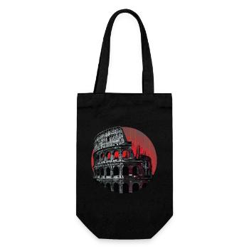 Colosseum, Rome, Italy, City, Skyline, Art - Gift Bag for Bottles - black - Front