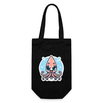 Squid Lover - Gift Bag for Bottles - black - Front