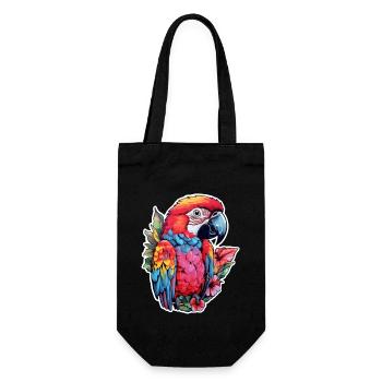 Parrot - Gift Bag for Bottles - black - Front