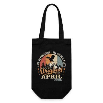 Jubilee April 2006 | Gift April 2006 - Gift Bag for Bottles - black - Front