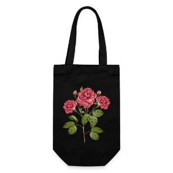 Fleur - Sac à bouteille - noir - Devant