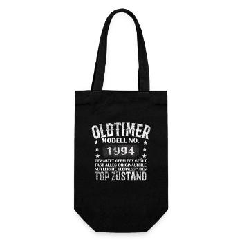 1994 Vintage Geburtstag Gift Tee Retro Style - Geschenkbeutel für Flaschen - Schwarz - Vorne