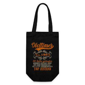 1994 Vintage Geburtstag Gift Tee Retro Style - Geschenkbeutel für Flaschen - Schwarz - Vorne