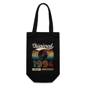 1994 Vintage Anniversaire cadeau Tee Style Rétro - Sac à bouteille - noir - Devant